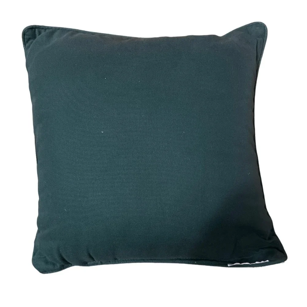 Lena Liu Beige Green Angel Print  tapestry Decorative Throw Pillow  16 x 16
